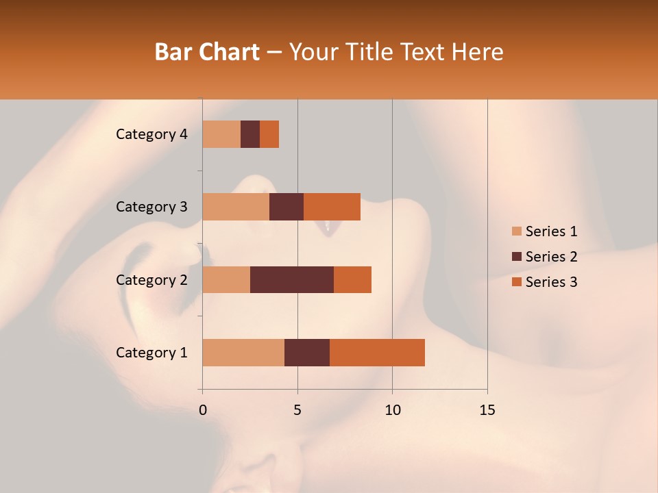 A Woman Laying Down With Her Eyes Closed PowerPoint Template