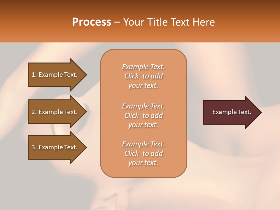 A Woman Laying Down With Her Eyes Closed PowerPoint Template