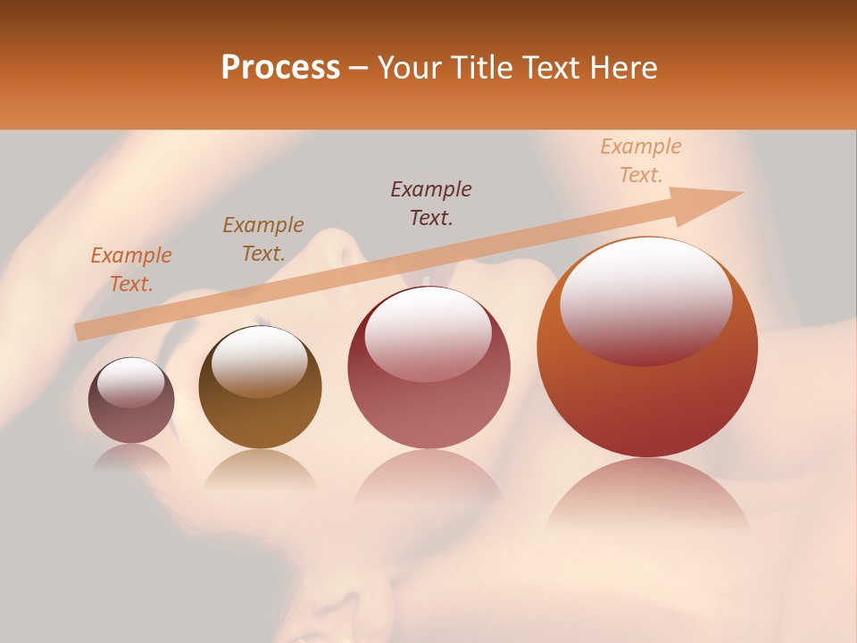 A Woman Laying Down With Her Eyes Closed PowerPoint Template