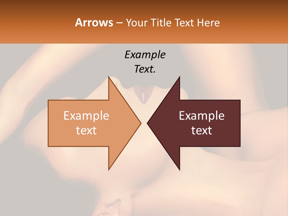 A Woman Laying Down With Her Eyes Closed PowerPoint Template