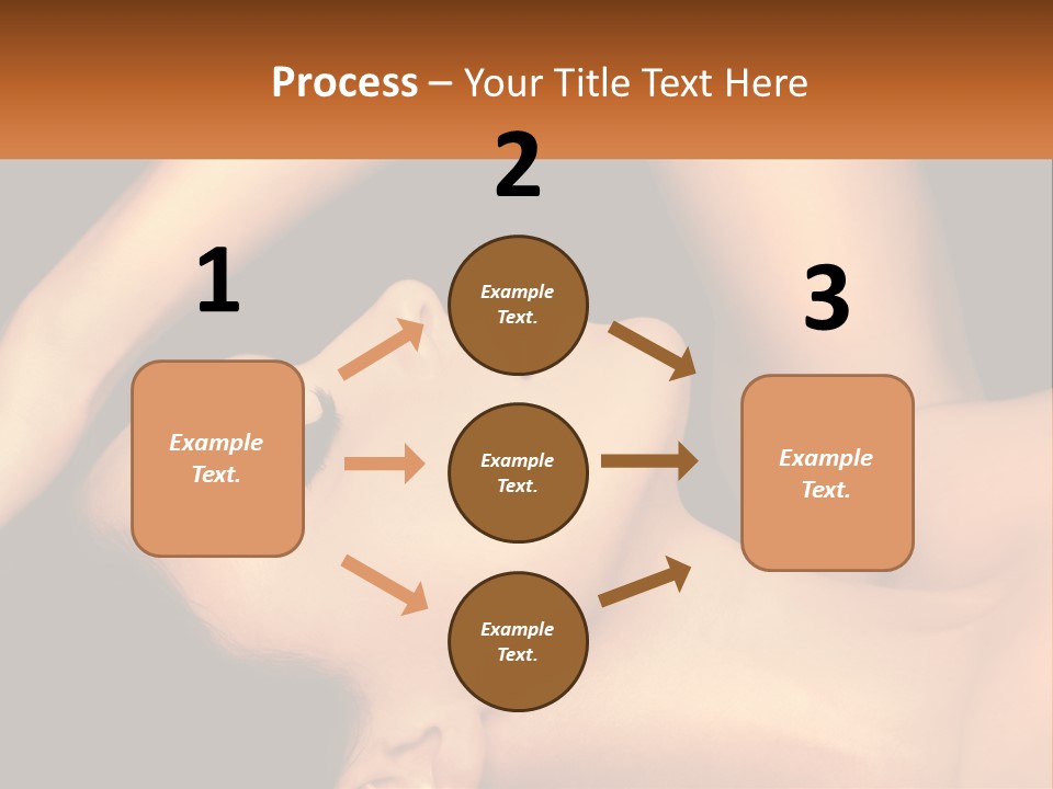 A Woman Laying Down With Her Eyes Closed PowerPoint Template