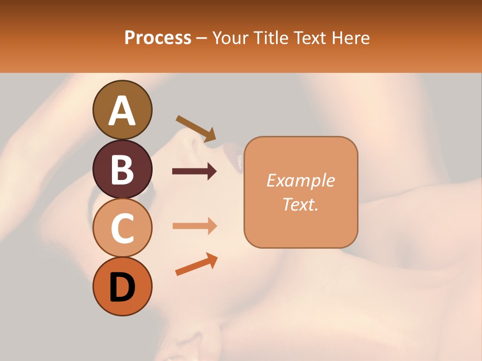 A Woman Laying Down With Her Eyes Closed PowerPoint Template