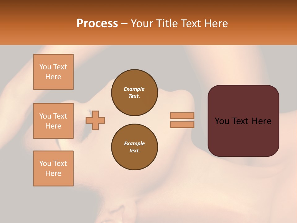 A Woman Laying Down With Her Eyes Closed PowerPoint Template