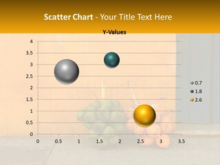 A Bunch Of Fruit Sitting Next To A Yellow Wall PowerPoint Template