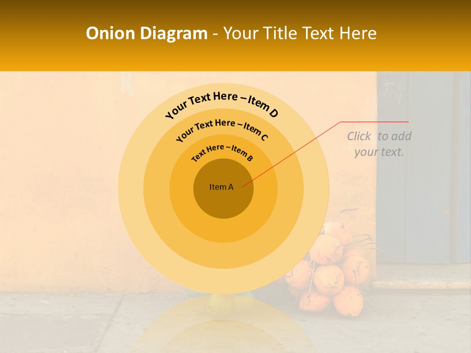 A Bunch Of Fruit Sitting Next To A Yellow Wall PowerPoint Template