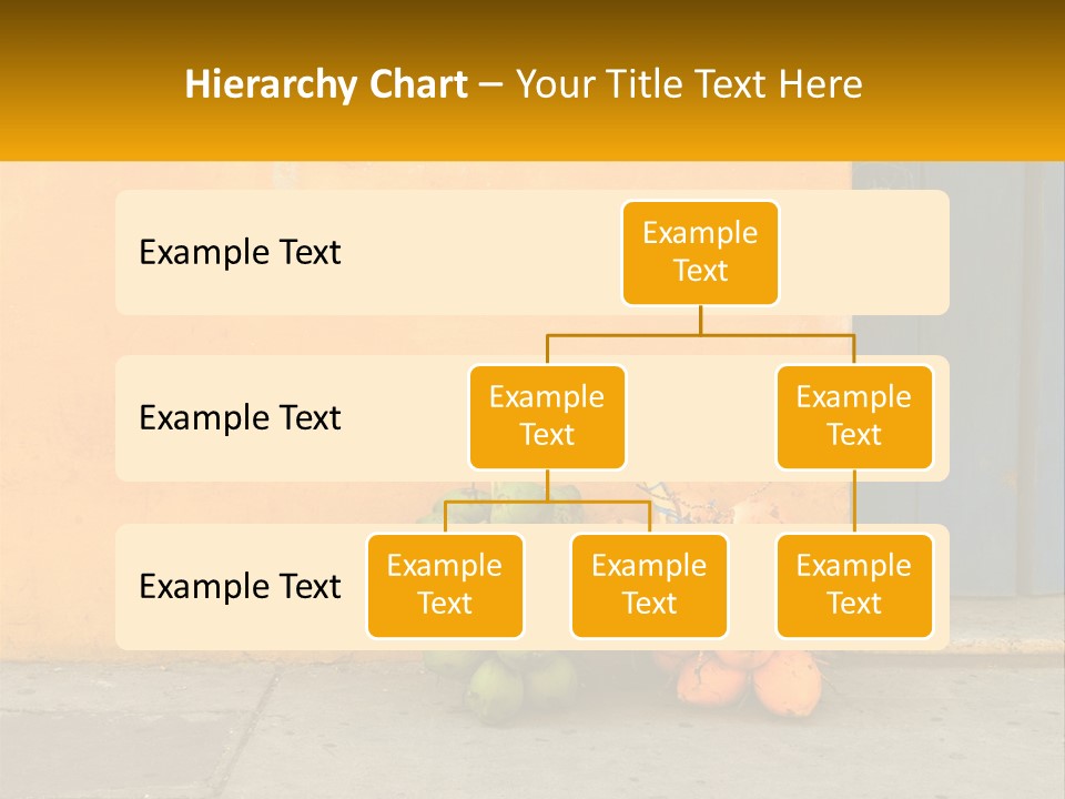 A Bunch Of Fruit Sitting Next To A Yellow Wall PowerPoint Template
