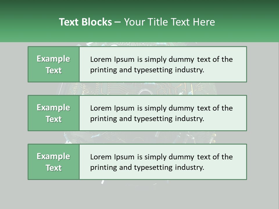 A Computer Circuit Board Ball On A Black Background PowerPoint Template