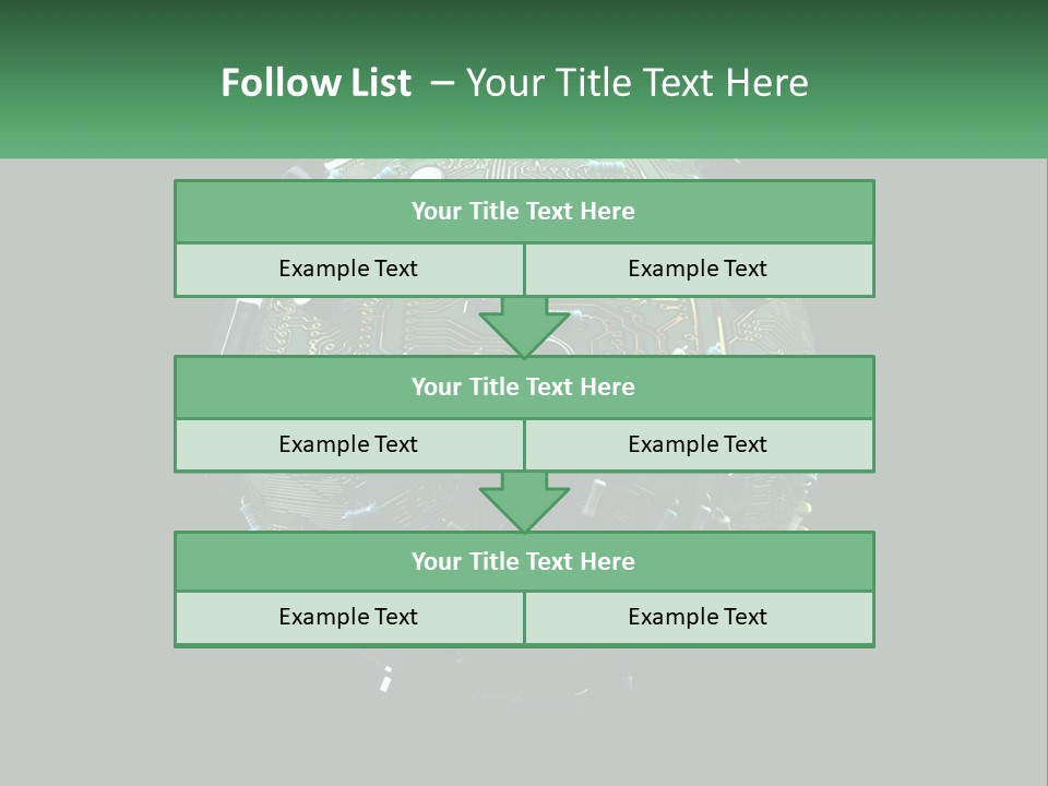 A Computer Circuit Board Ball On A Black Background PowerPoint Template