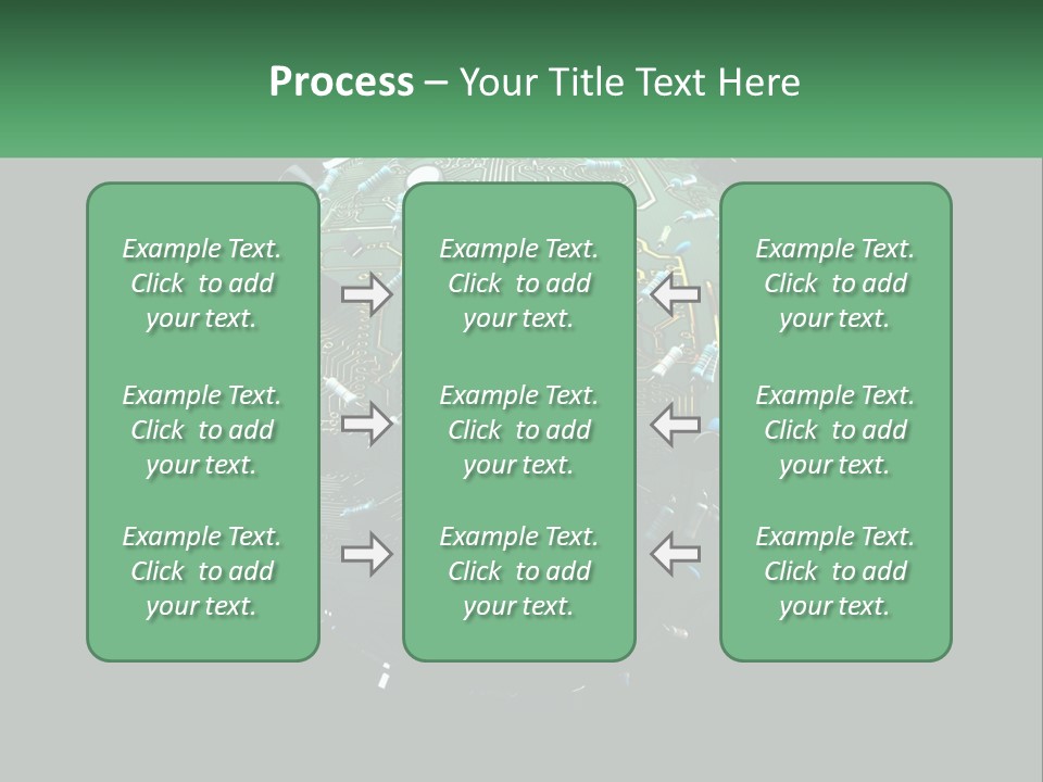 A Computer Circuit Board Ball On A Black Background PowerPoint Template