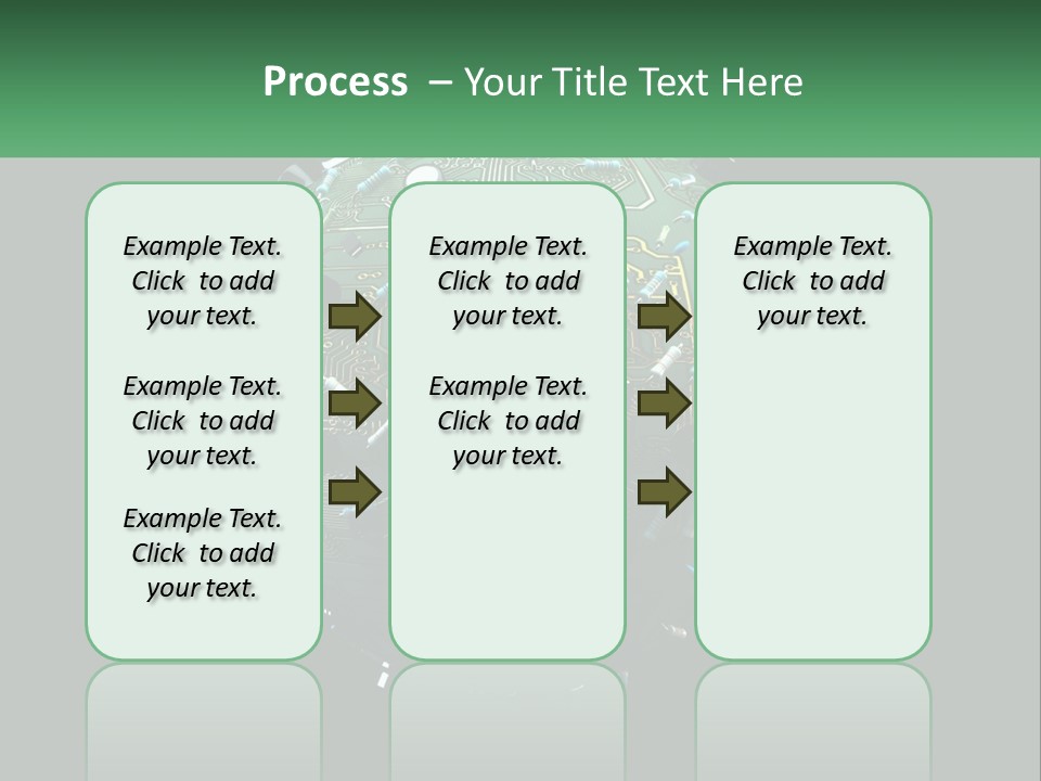 A Computer Circuit Board Ball On A Black Background PowerPoint Template