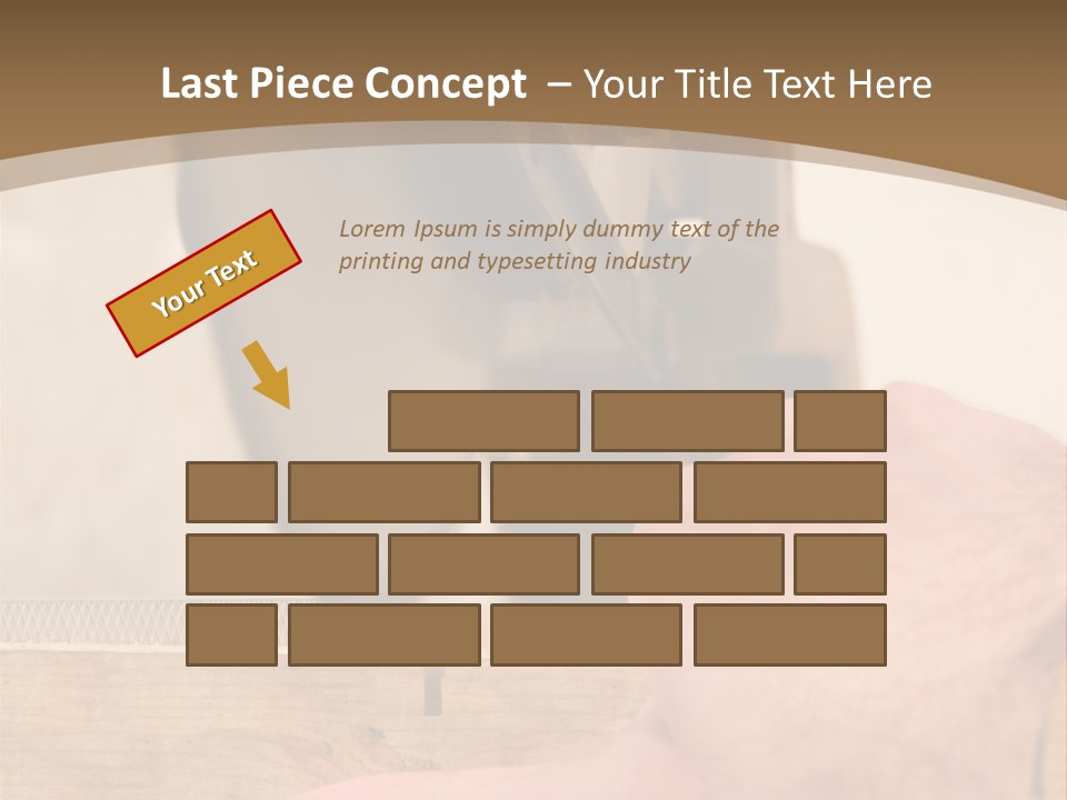 A Person Using A Circular Saw To Cut A Piece Of Wood PowerPoint Template
