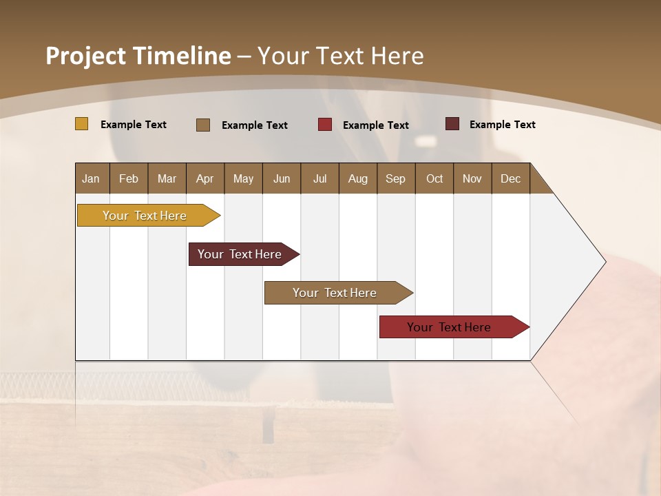 A Person Using A Circular Saw To Cut A Piece Of Wood PowerPoint Template