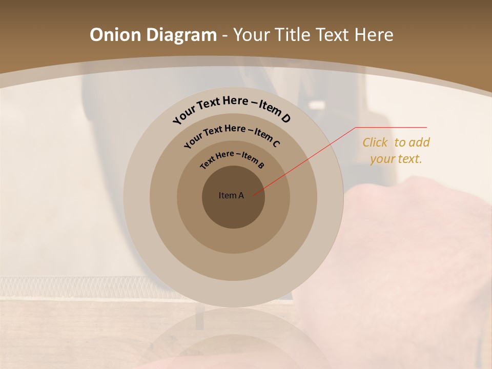 A Person Using A Circular Saw To Cut A Piece Of Wood PowerPoint Template