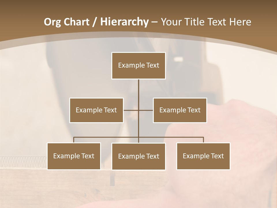 A Person Using A Circular Saw To Cut A Piece Of Wood PowerPoint Template