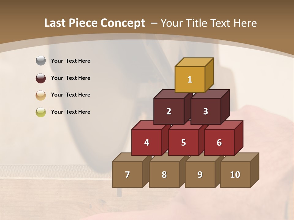 A Person Using A Circular Saw To Cut A Piece Of Wood PowerPoint Template