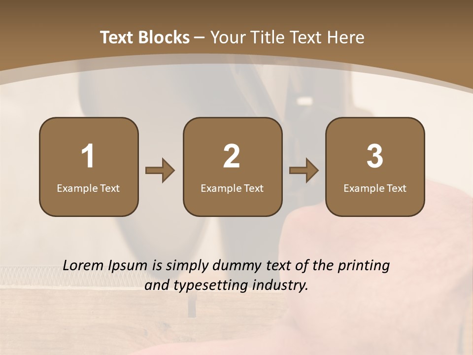 A Person Using A Circular Saw To Cut A Piece Of Wood PowerPoint Template
