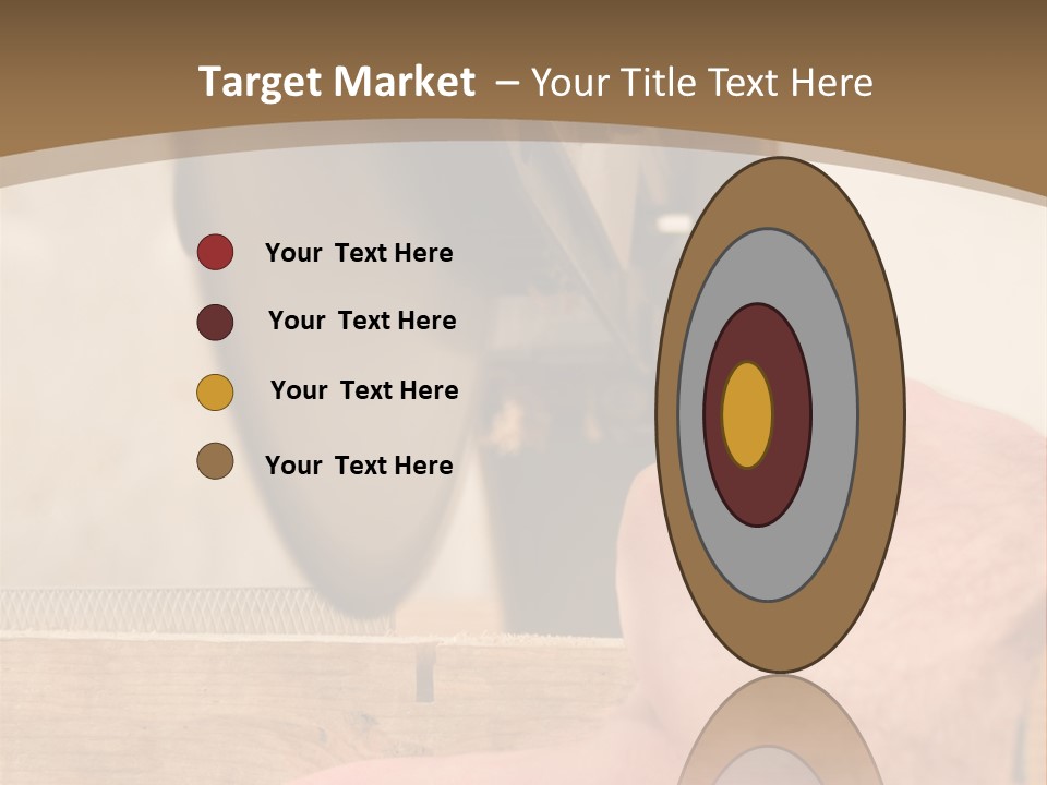 A Person Using A Circular Saw To Cut A Piece Of Wood PowerPoint Template