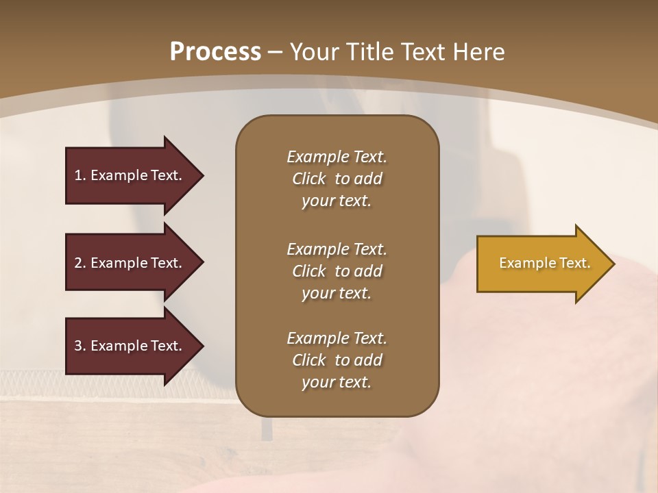 A Person Using A Circular Saw To Cut A Piece Of Wood PowerPoint Template