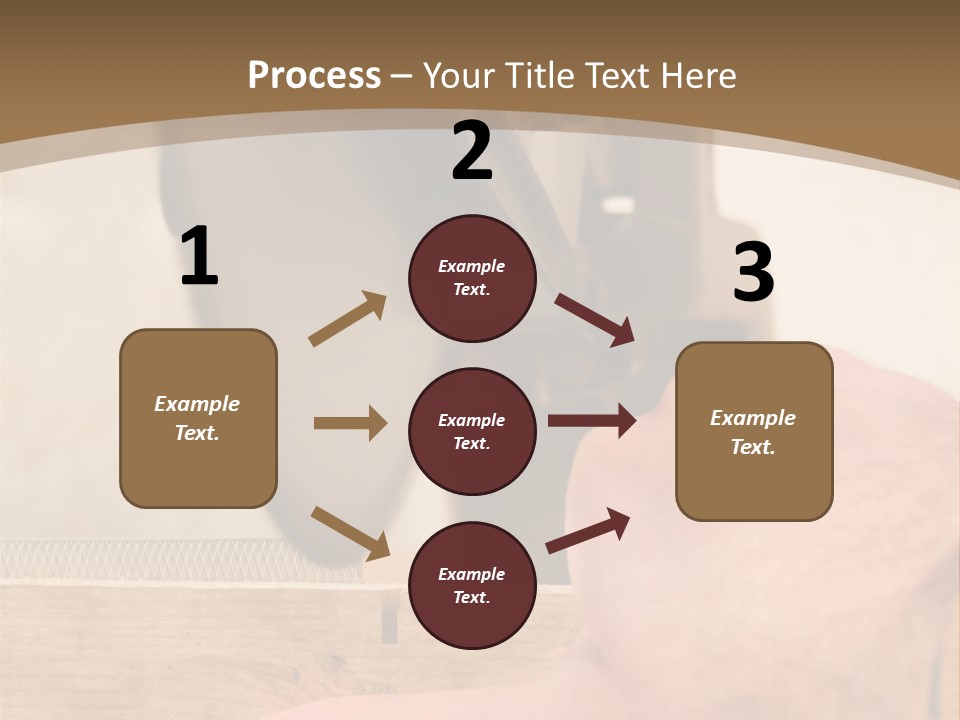 A Person Using A Circular Saw To Cut A Piece Of Wood PowerPoint Template