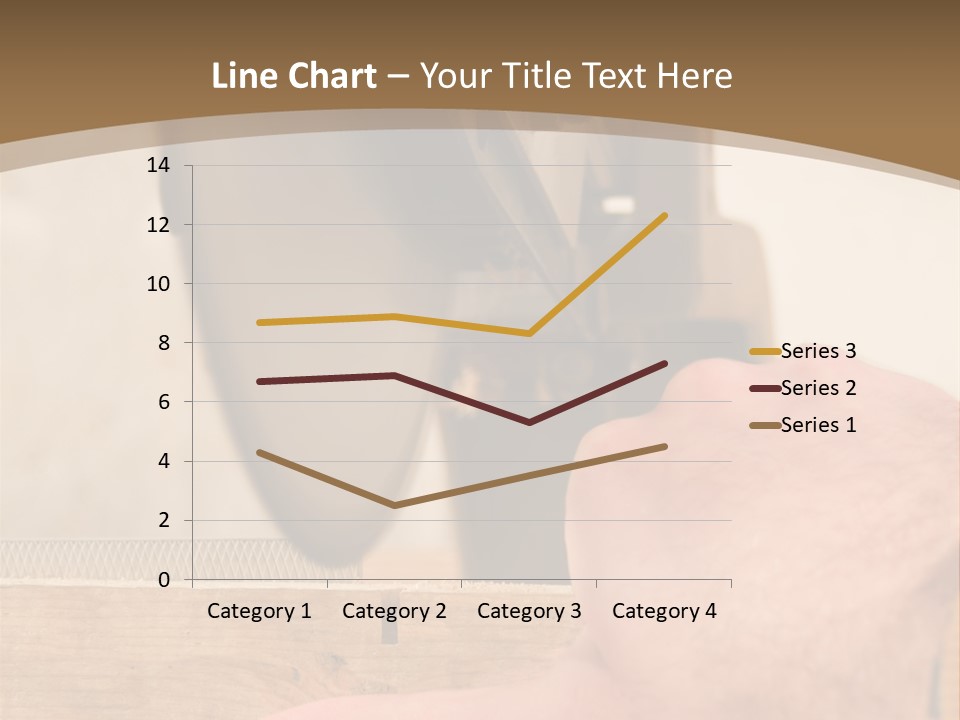 A Person Using A Circular Saw To Cut A Piece Of Wood PowerPoint Template