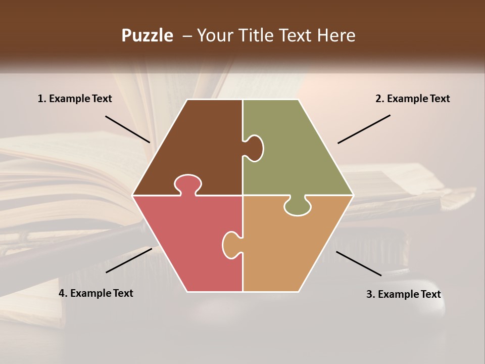 A Judge's Gaven Sitting On Top Of A Book PowerPoint Template