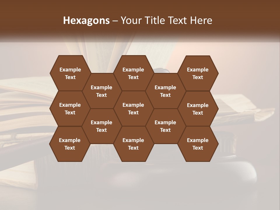 A Judge's Gaven Sitting On Top Of A Book PowerPoint Template