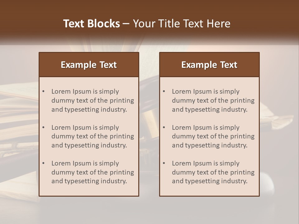 A Judge's Gaven Sitting On Top Of A Book PowerPoint Template