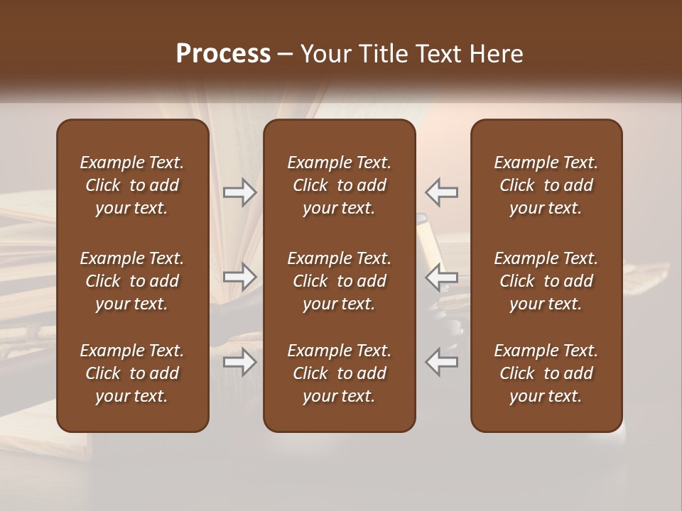 A Judge's Gaven Sitting On Top Of A Book PowerPoint Template