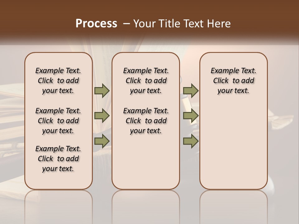 A Judge's Gaven Sitting On Top Of A Book PowerPoint Template