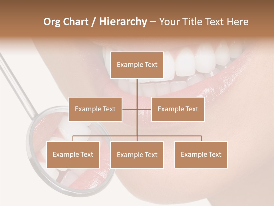 A Smiling Woman With A Stethoscope In Her Mouth PowerPoint Template