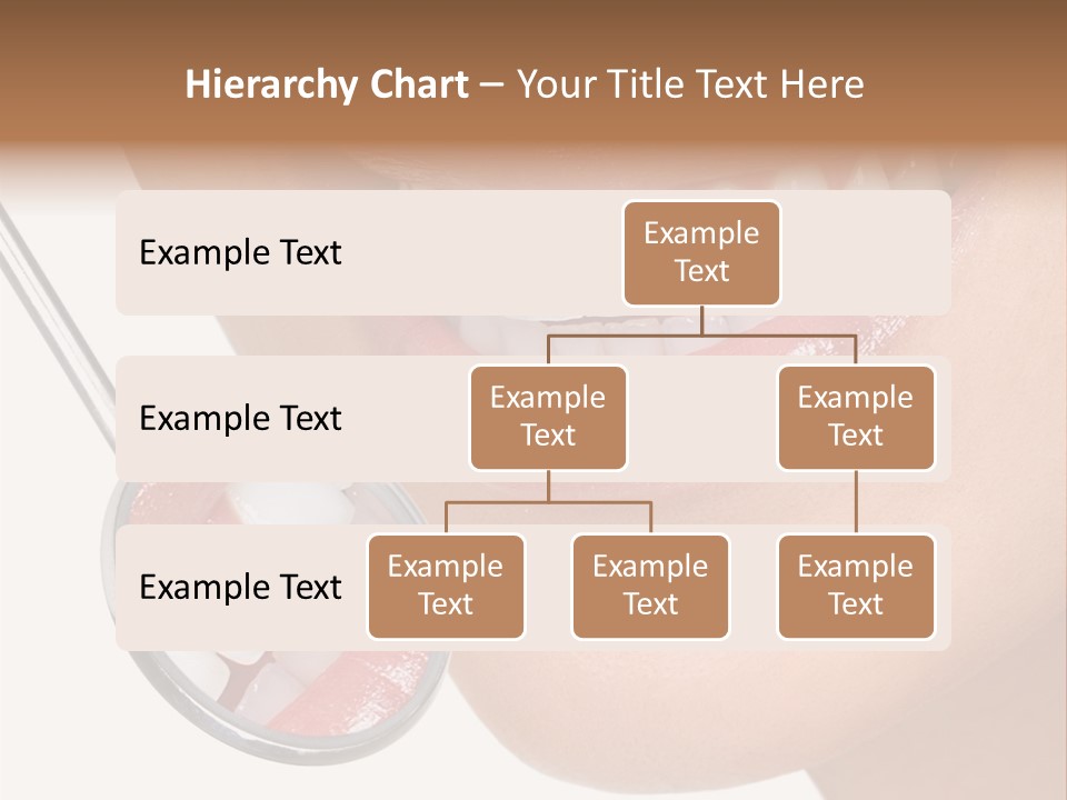 A Smiling Woman With A Stethoscope In Her Mouth PowerPoint Template