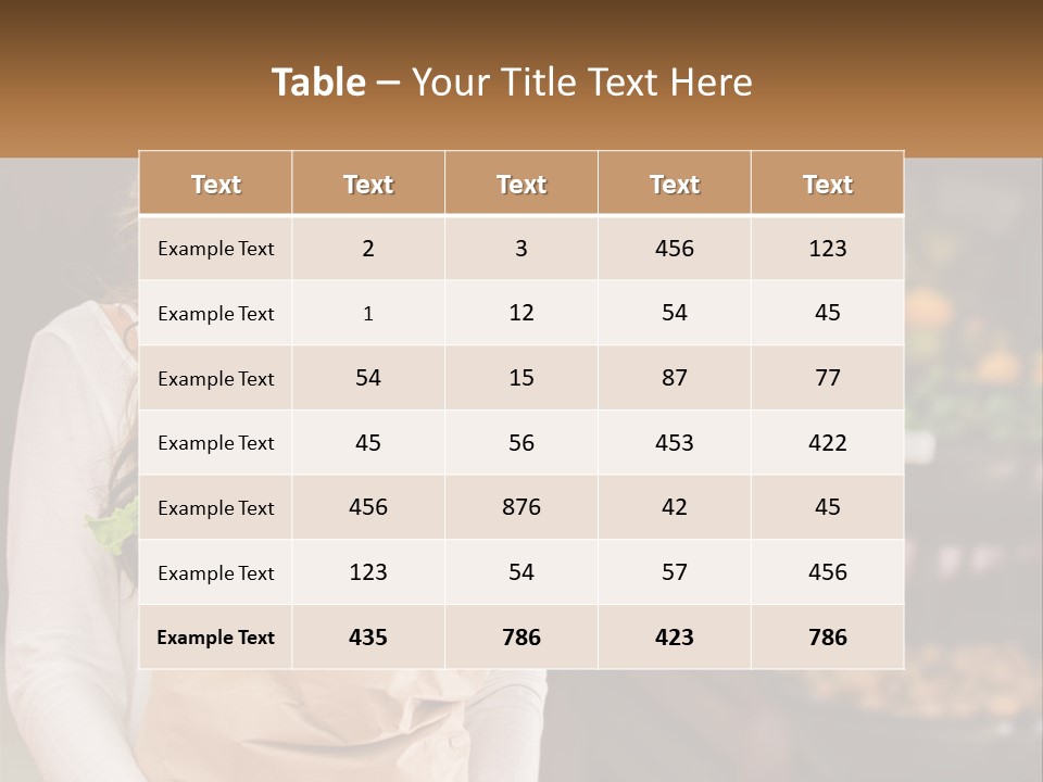 A Woman Holding A Paper Bag Full Of Vegetables PowerPoint Template