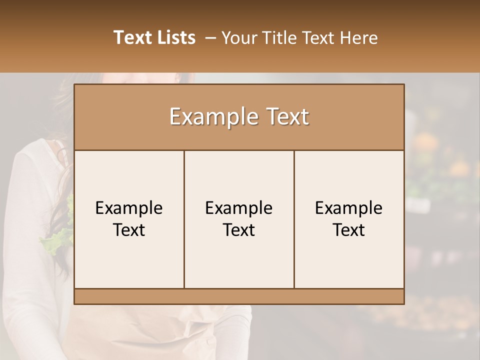 A Woman Holding A Paper Bag Full Of Vegetables PowerPoint Template