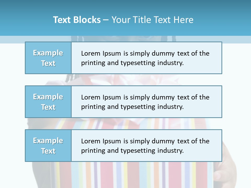 A Girl Holding A Present Box With A Pink Bow PowerPoint Template