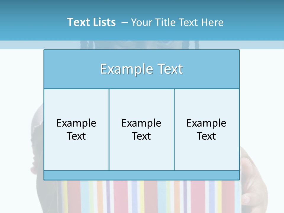 A Girl Holding A Present Box With A Pink Bow PowerPoint Template