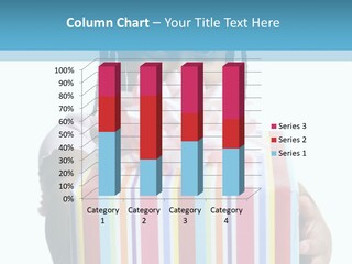 A Girl Holding A Present Box With A Pink Bow PowerPoint Template