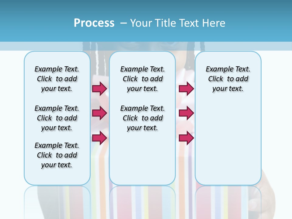 A Girl Holding A Present Box With A Pink Bow PowerPoint Template