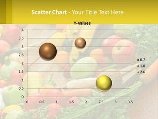 A Wooden Table Topped With Lots Of Fruits And Vegetables PowerPoint Template