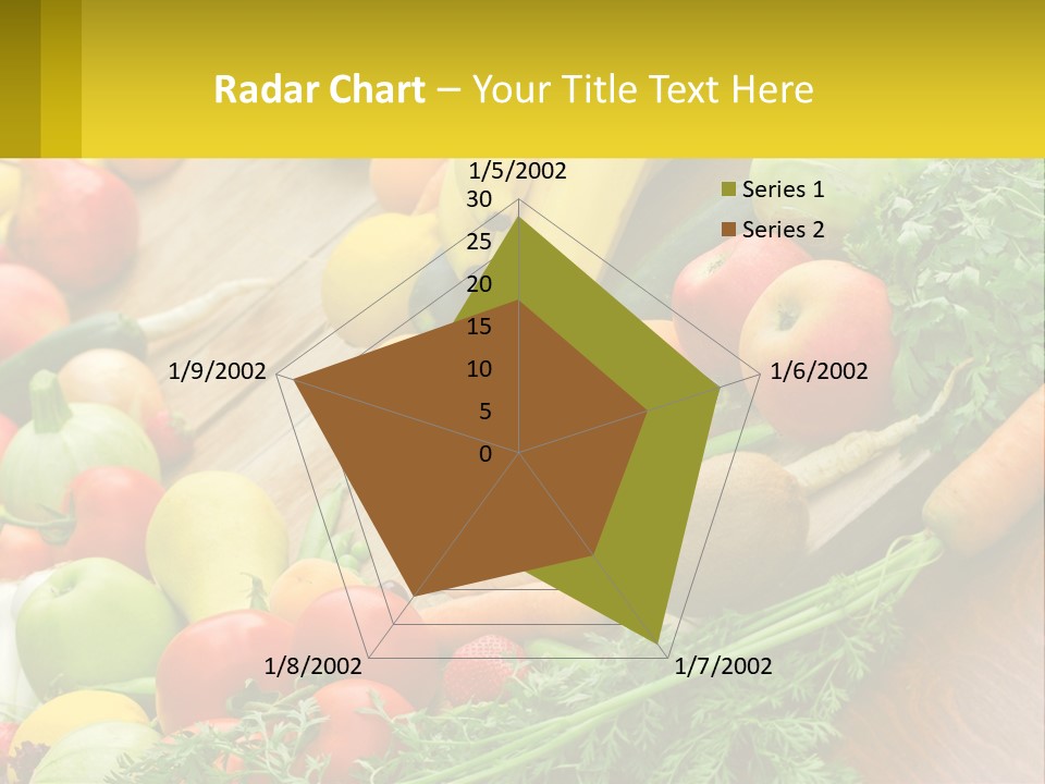 A Wooden Table Topped With Lots Of Fruits And Vegetables PowerPoint Template