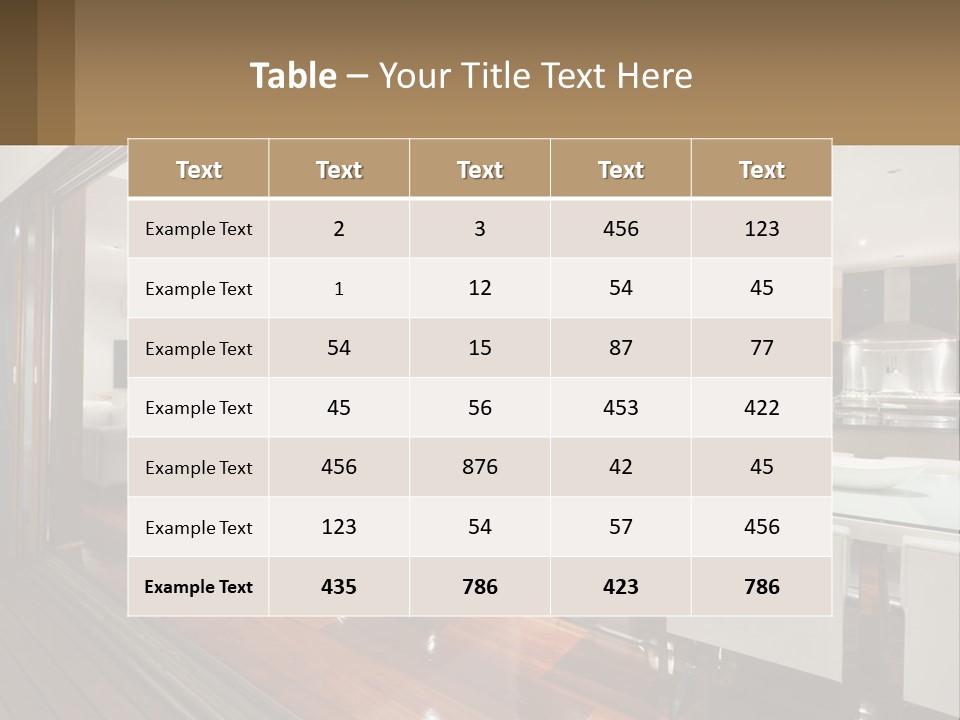 A Large Open Concept Living Room And Dining Room PowerPoint Template