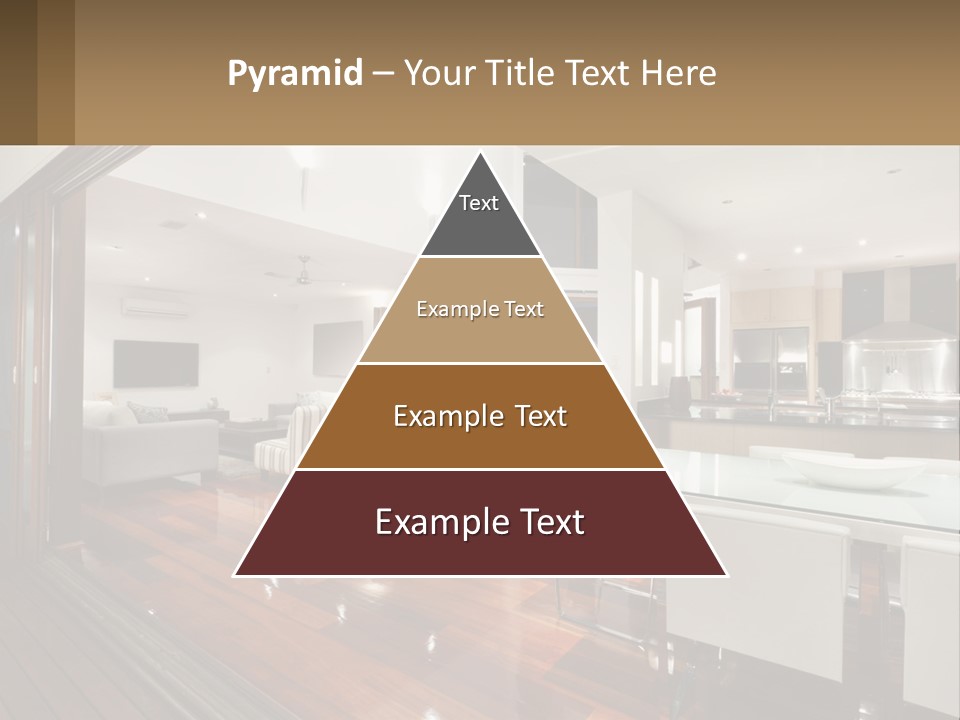 A Large Open Concept Living Room And Dining Room PowerPoint Template