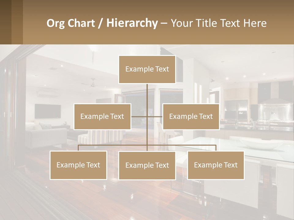 A Large Open Concept Living Room And Dining Room PowerPoint Template