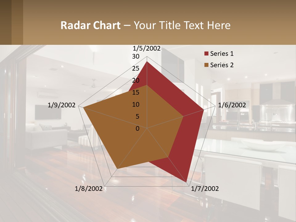A Large Open Concept Living Room And Dining Room PowerPoint Template