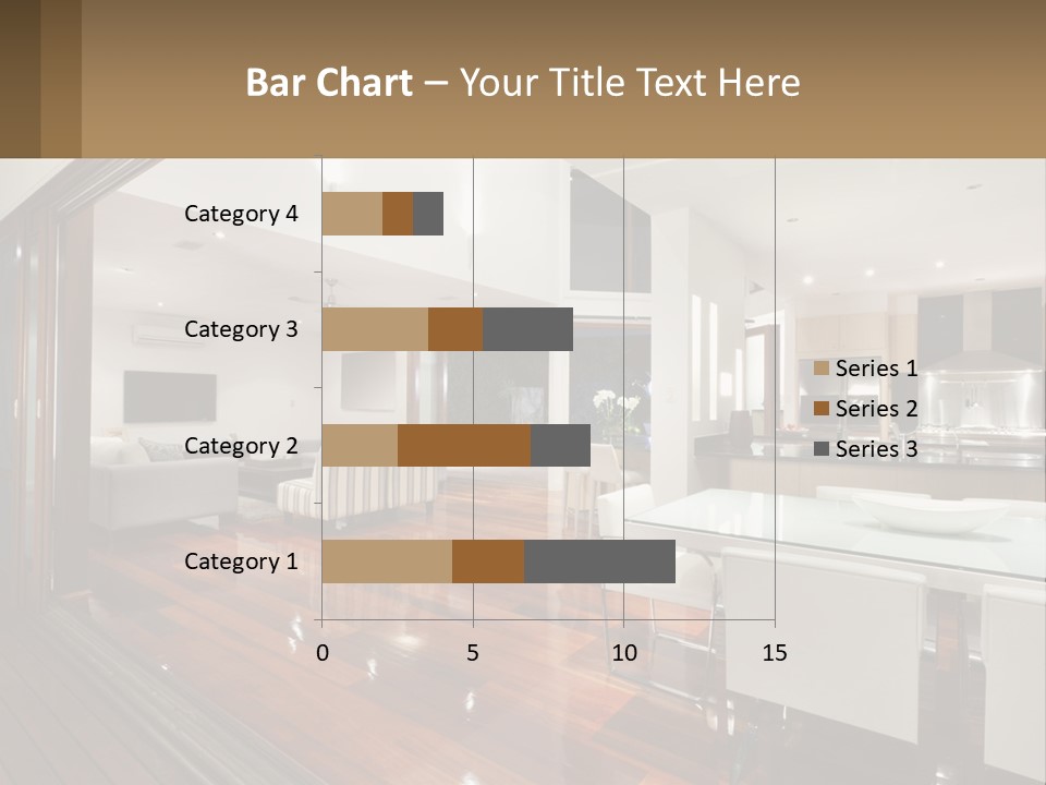 A Large Open Concept Living Room And Dining Room PowerPoint Template