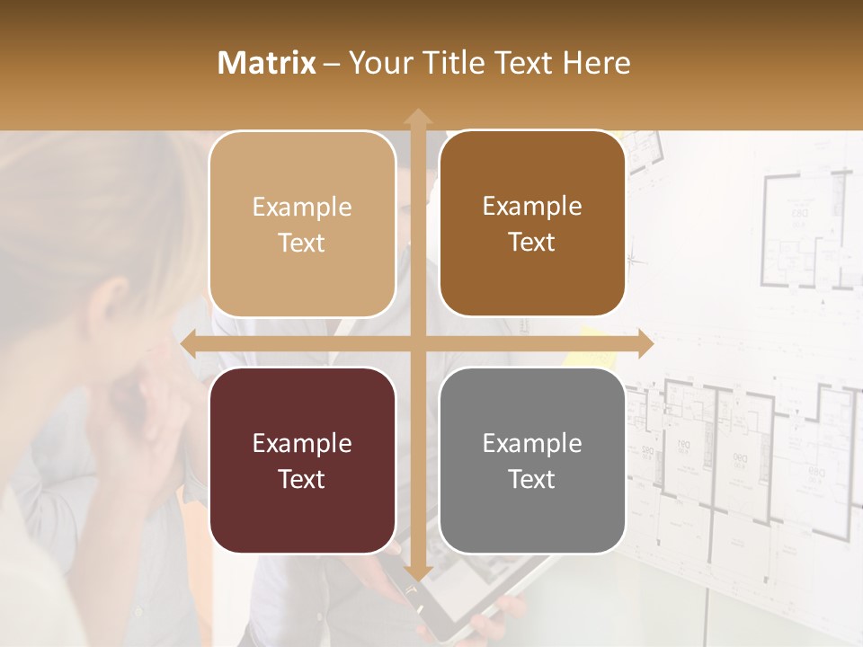 A Man And Woman Looking At A Tablet Screen PowerPoint Template