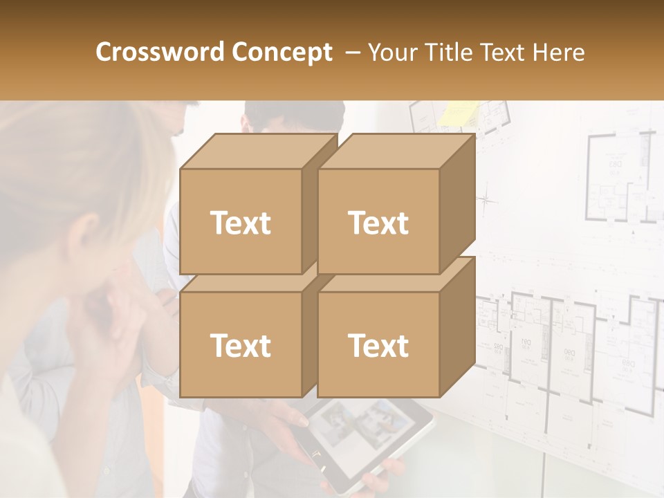 A Man And Woman Looking At A Tablet Screen PowerPoint Template