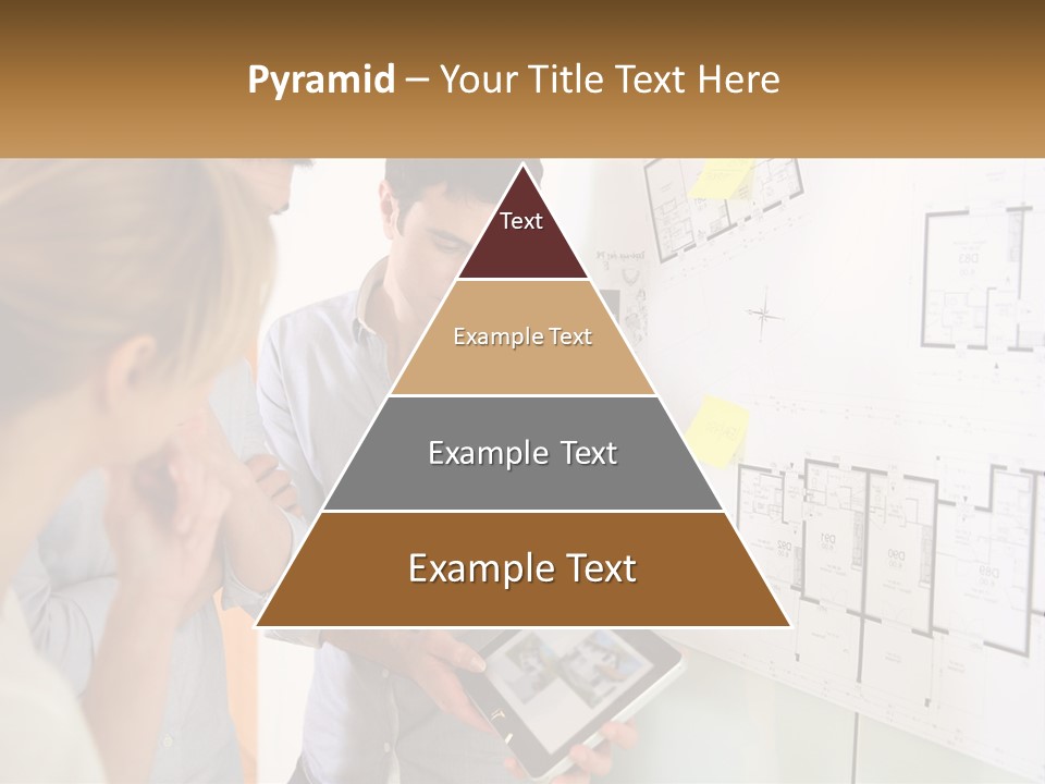 A Man And Woman Looking At A Tablet Screen PowerPoint Template