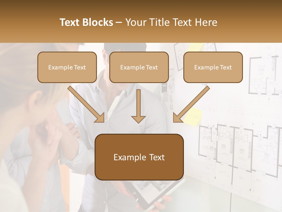 A Man And Woman Looking At A Tablet Screen PowerPoint Template