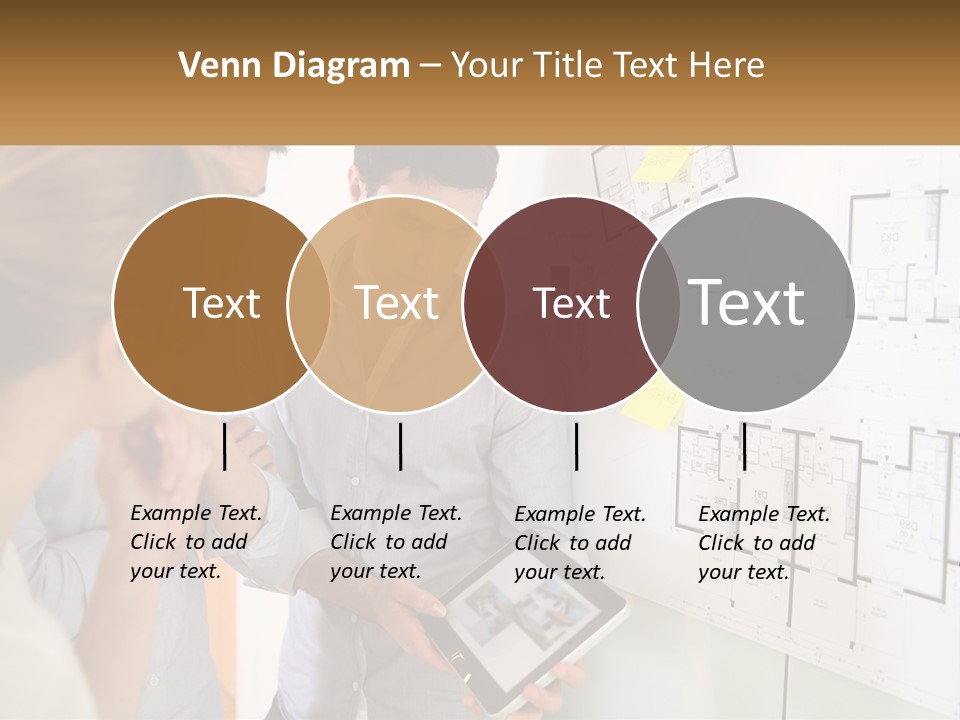 A Man And Woman Looking At A Tablet Screen PowerPoint Template
