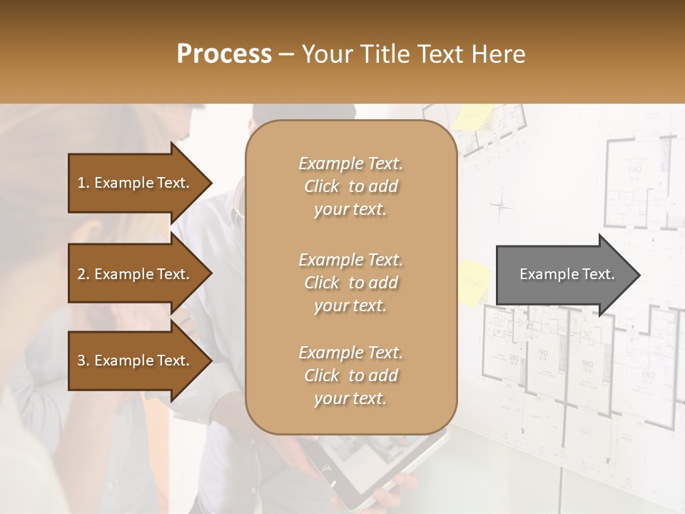 A Man And Woman Looking At A Tablet Screen PowerPoint Template